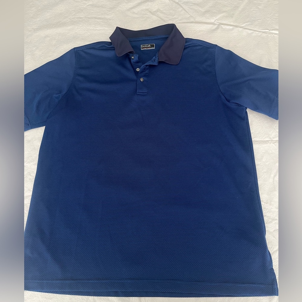 Bolle Blue Polo Shirt Classic Design XL